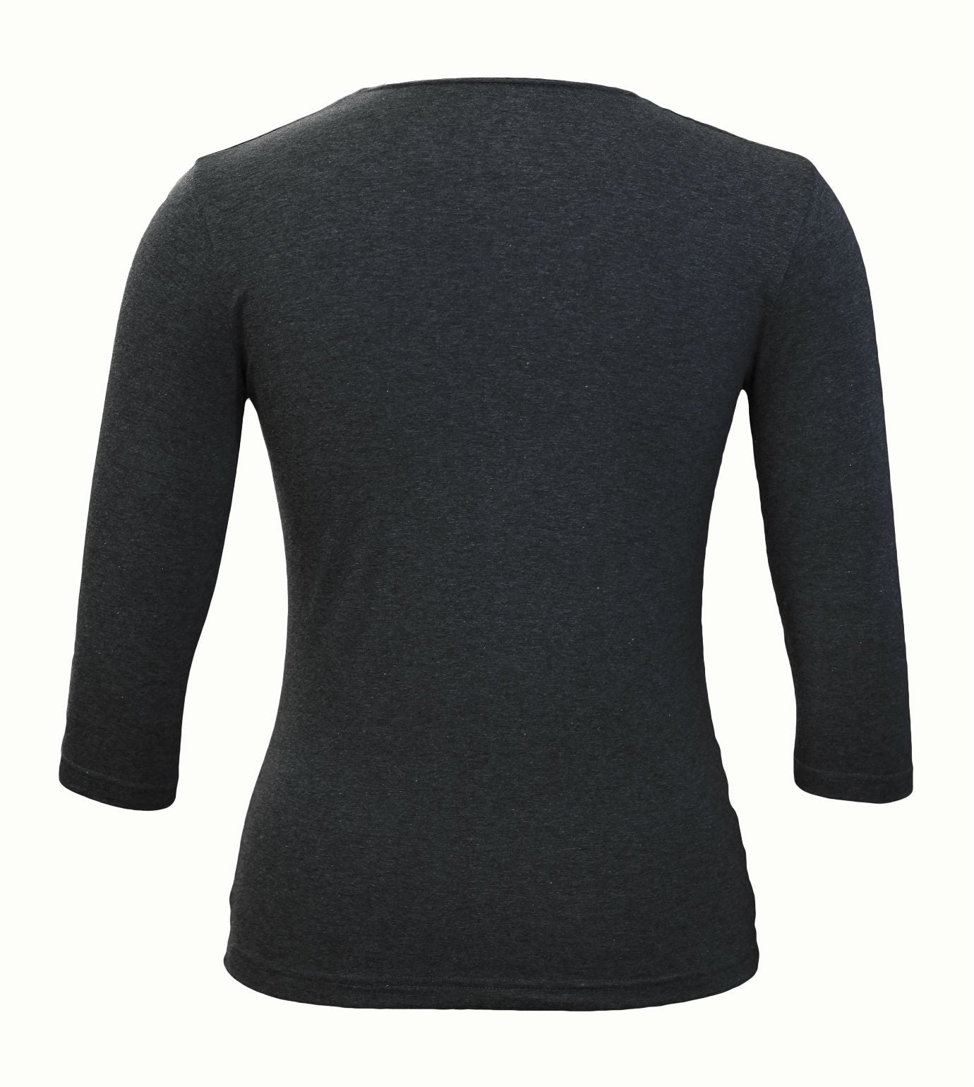 Clearance Shell, Charcoal Grey-3/4 Sleeve - By Style