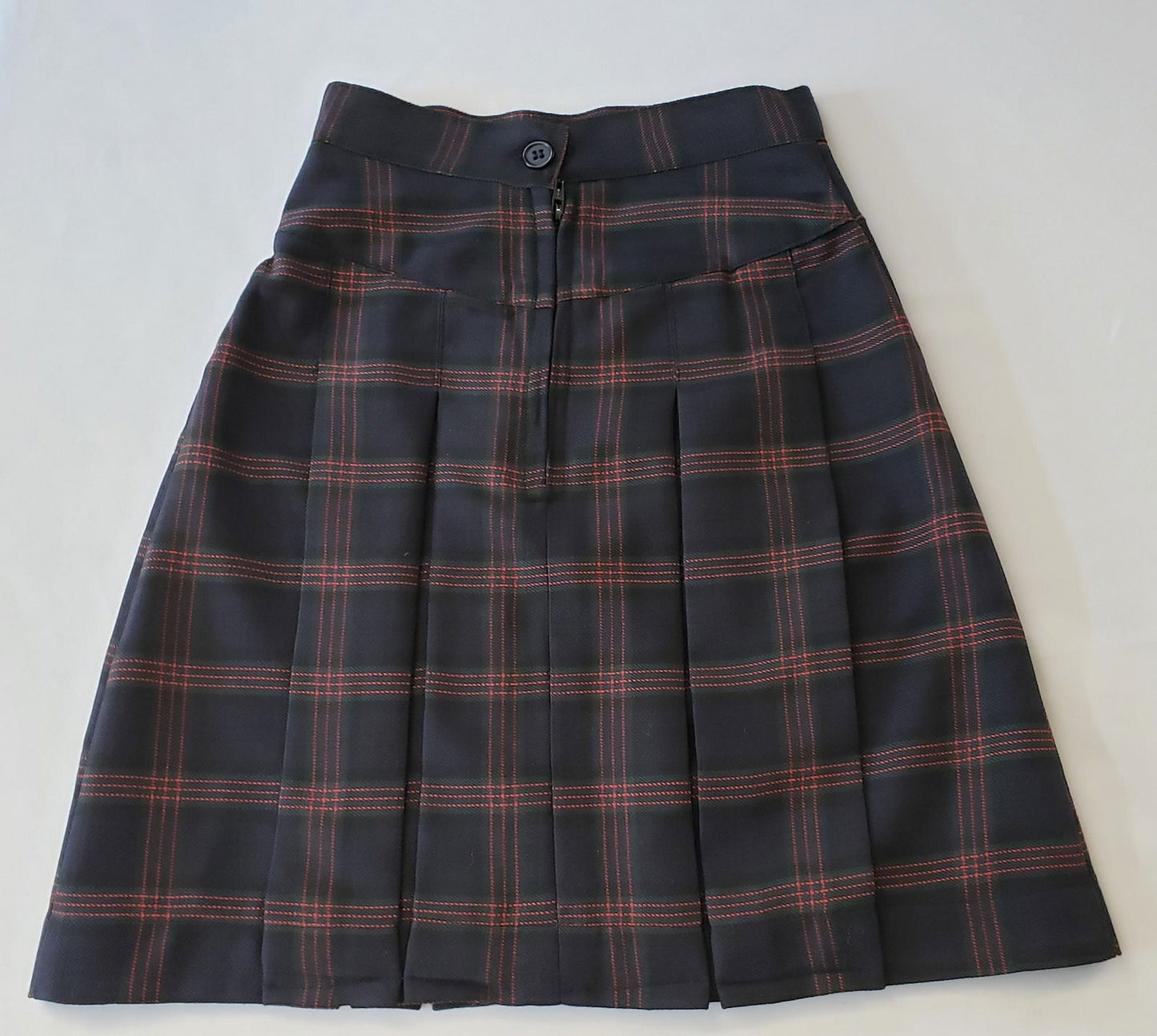 BYA Girls Yoke Box Pleated Skirt Plaid #180 - By Style