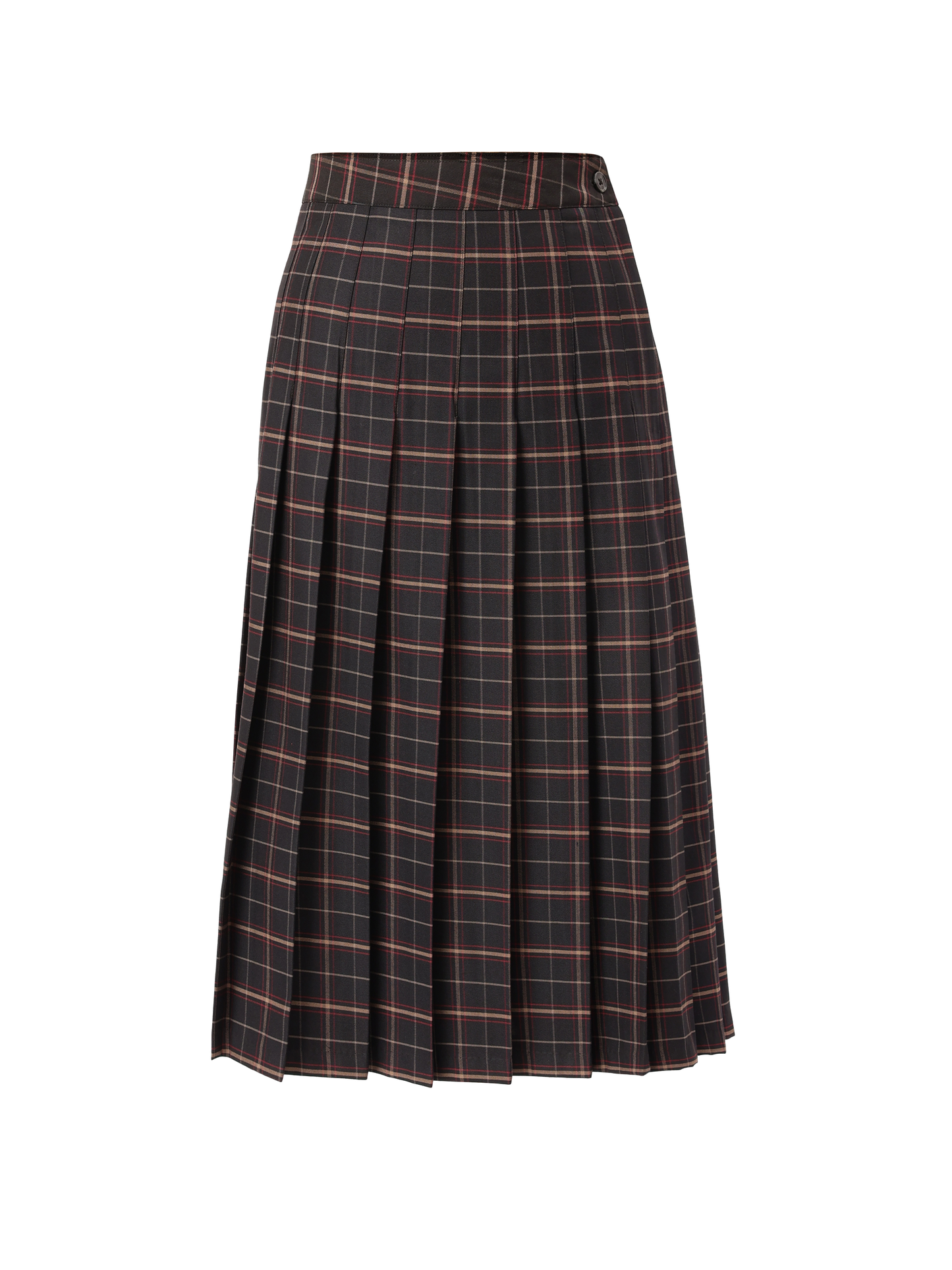 Kids Knife Pleated Skirt with ELASTIC in The Back Regular/Long Length Plaid #179
