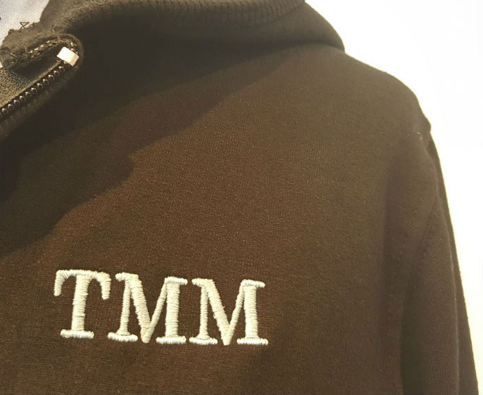 Cotton Hooded Sweatshirt Black for TMM High School With Logo - By Style