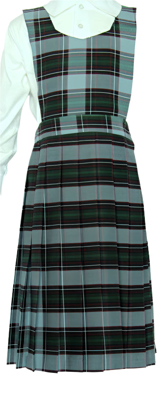 Elastic Knife Pleated Skirt With V-Neck Top Jumper J8-523-1 - By Style