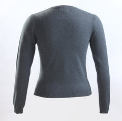 Clearance Elementary Charcoal Gray Knit Crew neck sweater