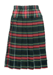 Elementary Plaid #140 Yoke Pleated Skirt