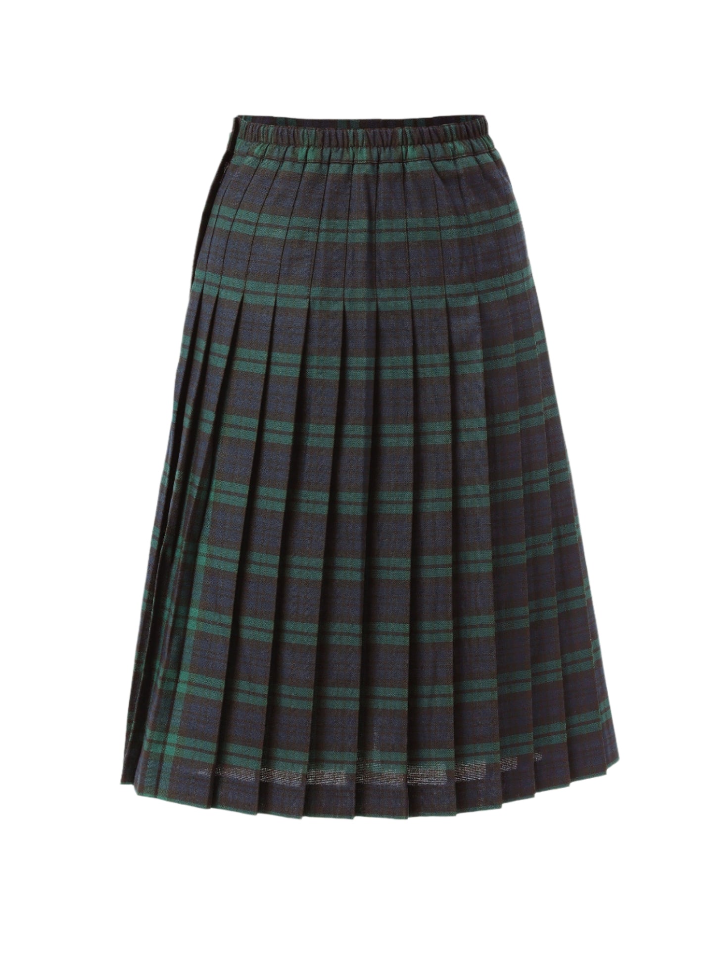 Knife Pleated Skirt with ELASTIC in The Back Kids Sizes Regular/Long Plaid #120