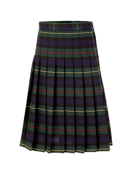 School Uniform Skirt Plaid #158 Pleated with ELASTIC in The Back Sizes Regular/Long