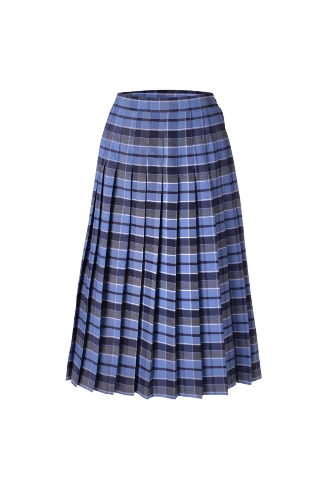 Kids Knife Pleated Skirt With ELASTIC in The Back Kids Sizes Regular/Long Length Plaid #557
