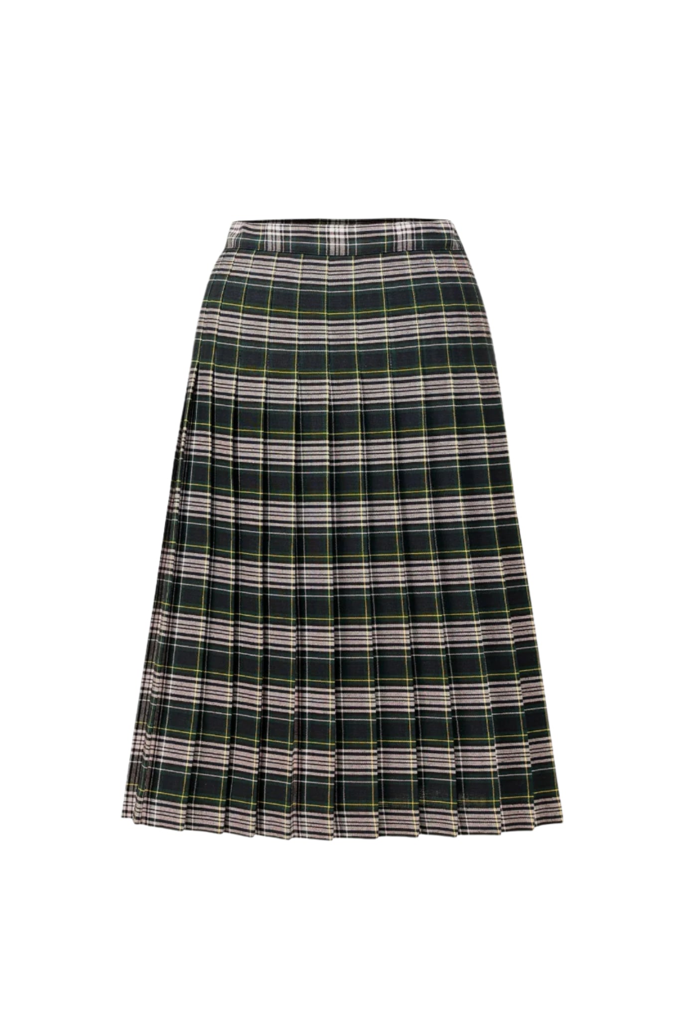 Kids Knife Pleated Skirt With ELASTIC in The Back Kids Sizes Regular/Long Length Plaid #514