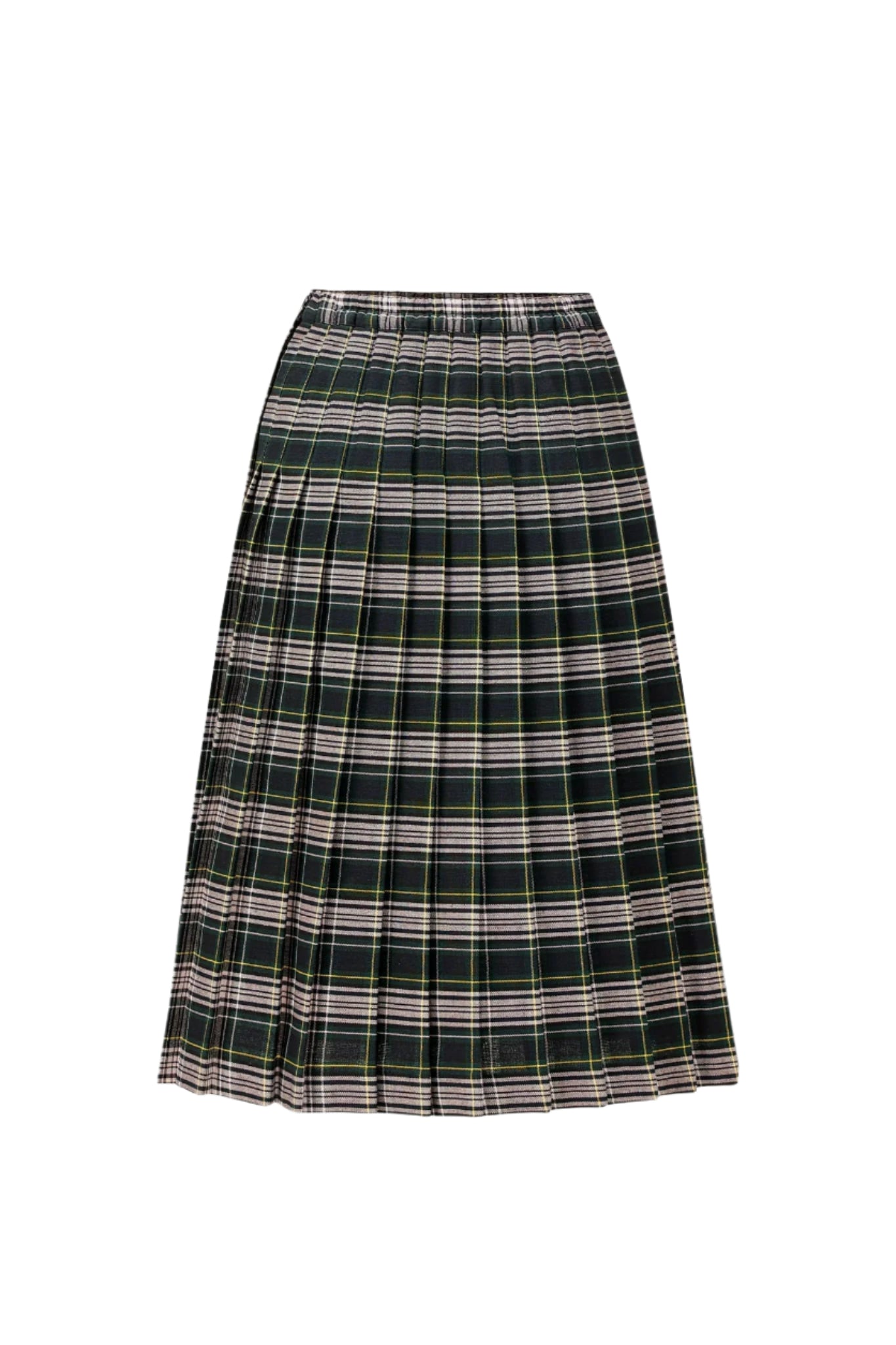 Kids Knife Pleated Skirt With ELASTIC in The Back Kids Sizes Regular/Long Length Plaid #514