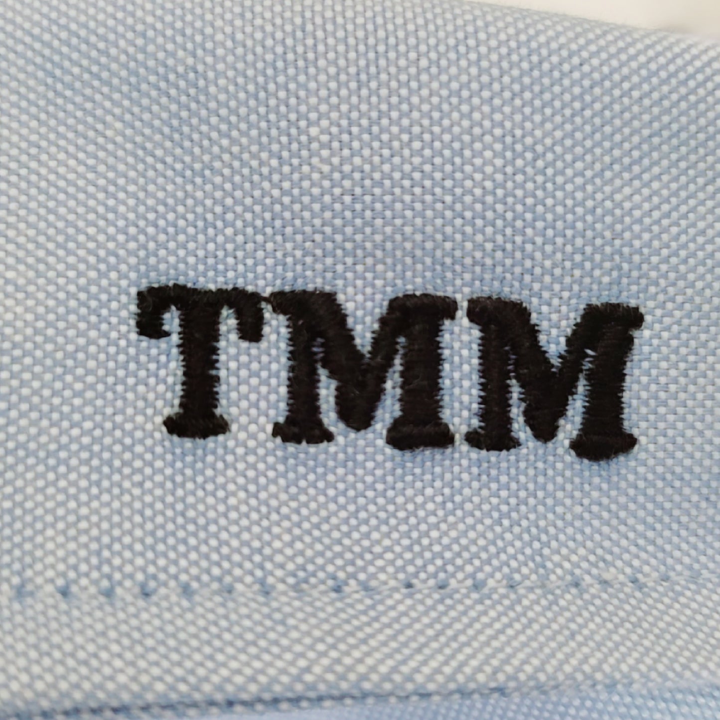 Please Add TMM Embroidery LOGO
