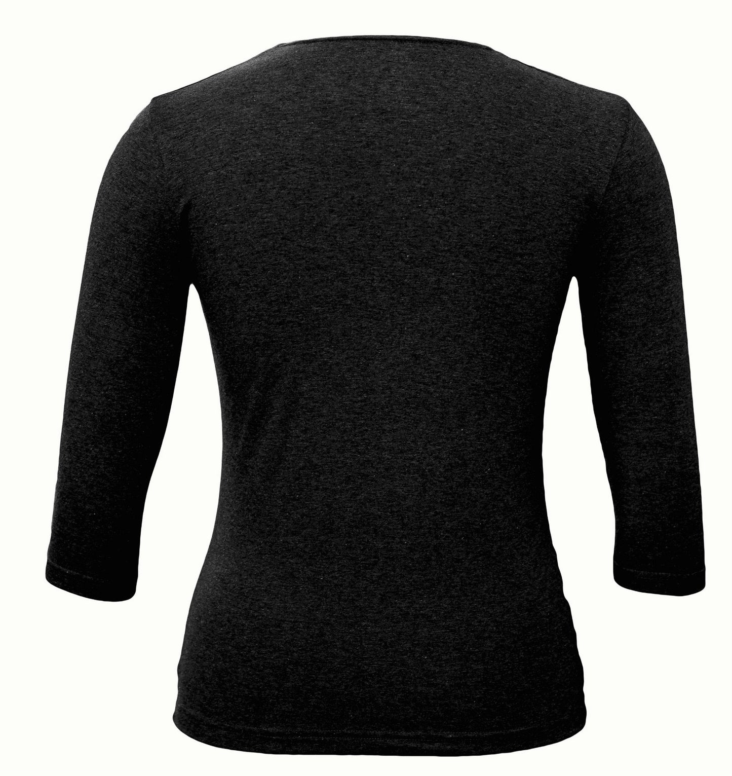 Women's Shell, Black-3/4 Sleeve - By Style