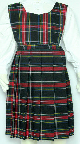 Jumper V Neck Top With Elastic Knife Pleated Skirt J8 140 By Style