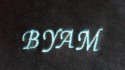 BYAM Elementary Navy Velour Hooded Sweatshirt with BYAM Logo - By Style