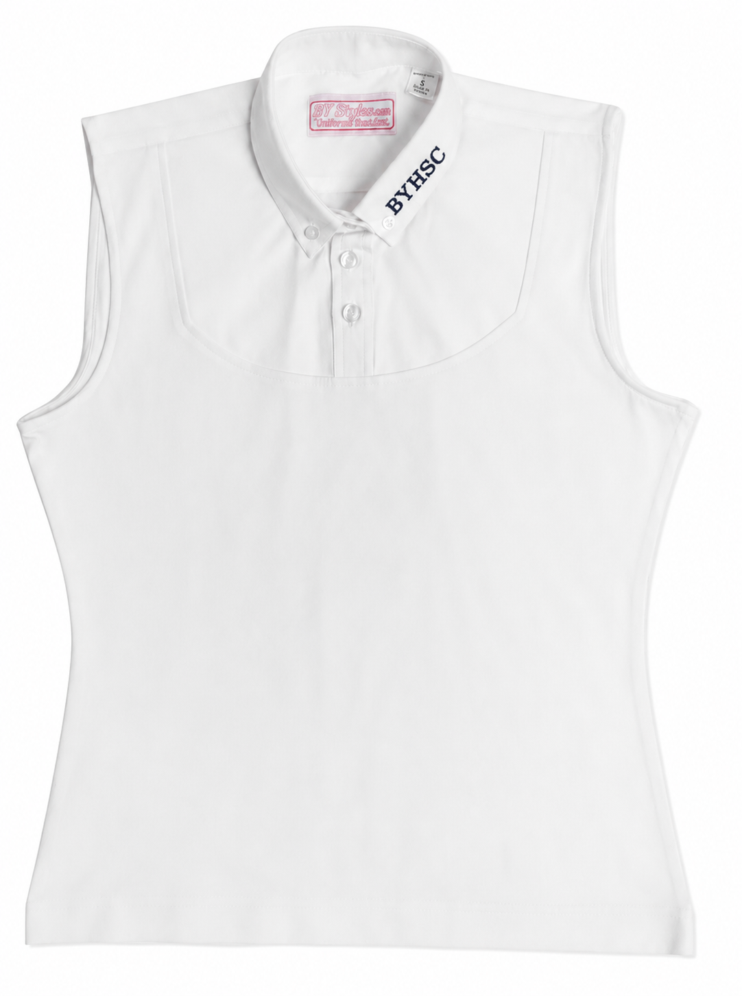 White Shell Dickie with BYHSC Logo