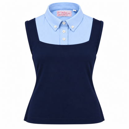 School Uniform Dickie - Blue Sleeveless - Bottom Shell