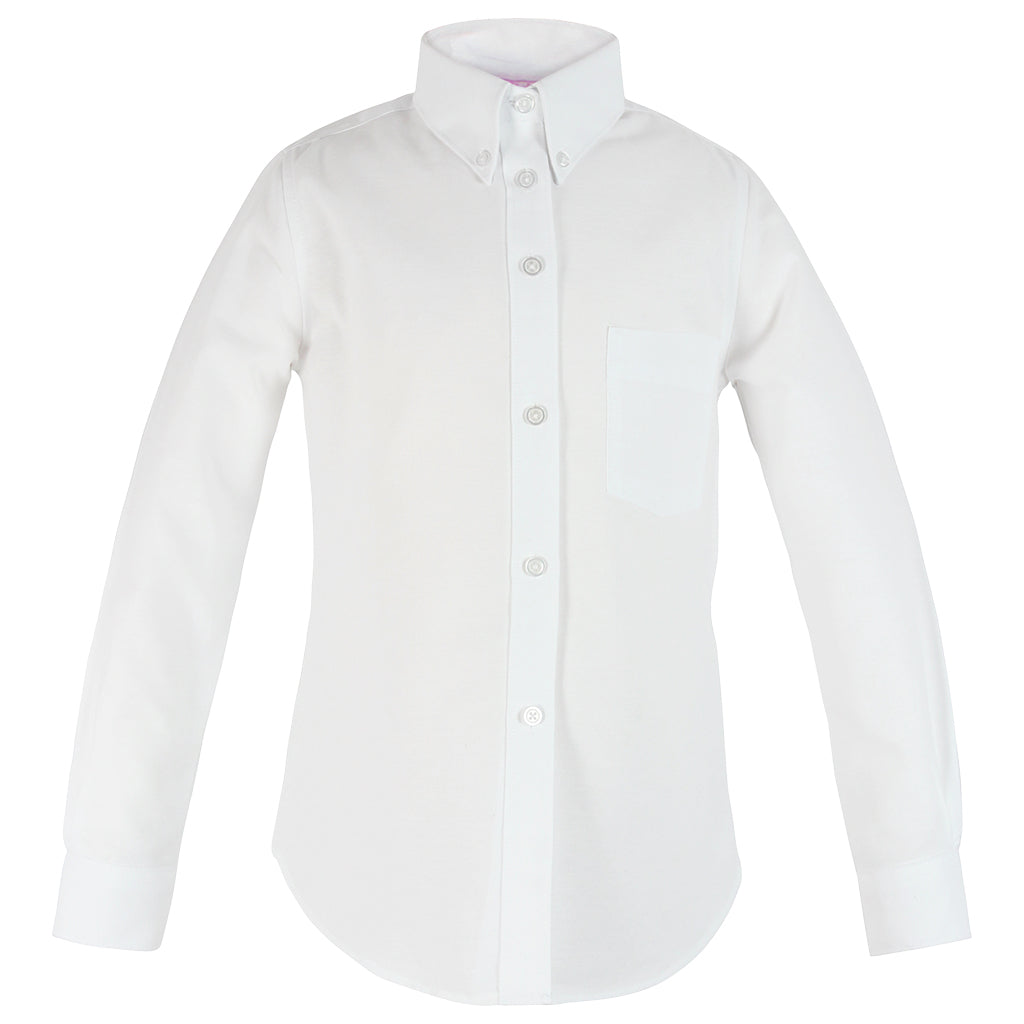 White School Uniform Shirt – Ateres Shoshana Logo Included