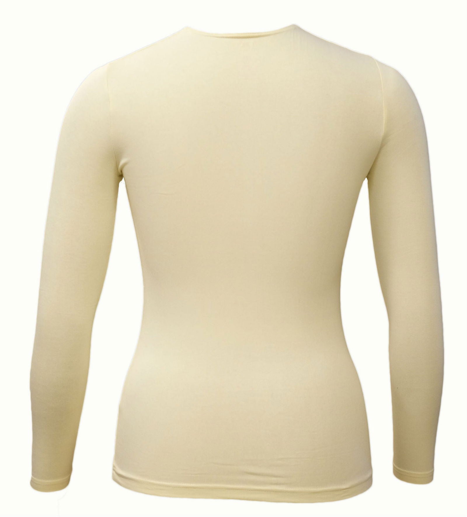 Clearance Shell, Cream-Long Sleeve - By Style