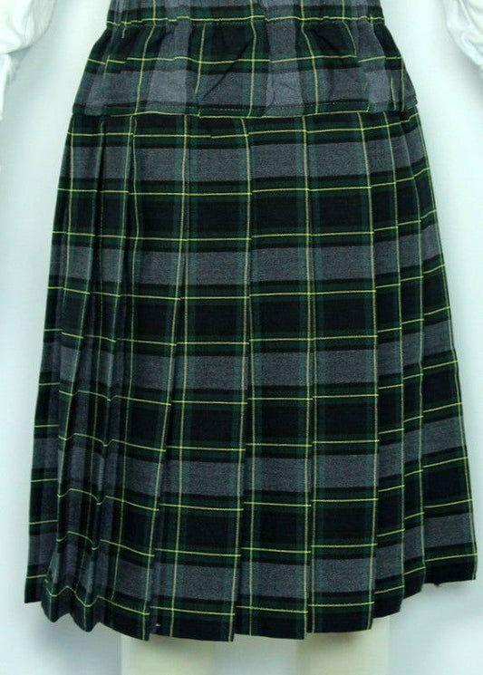 Clearance Yoke Elastic Pleated Skirt Plaid #111-1 - By Style