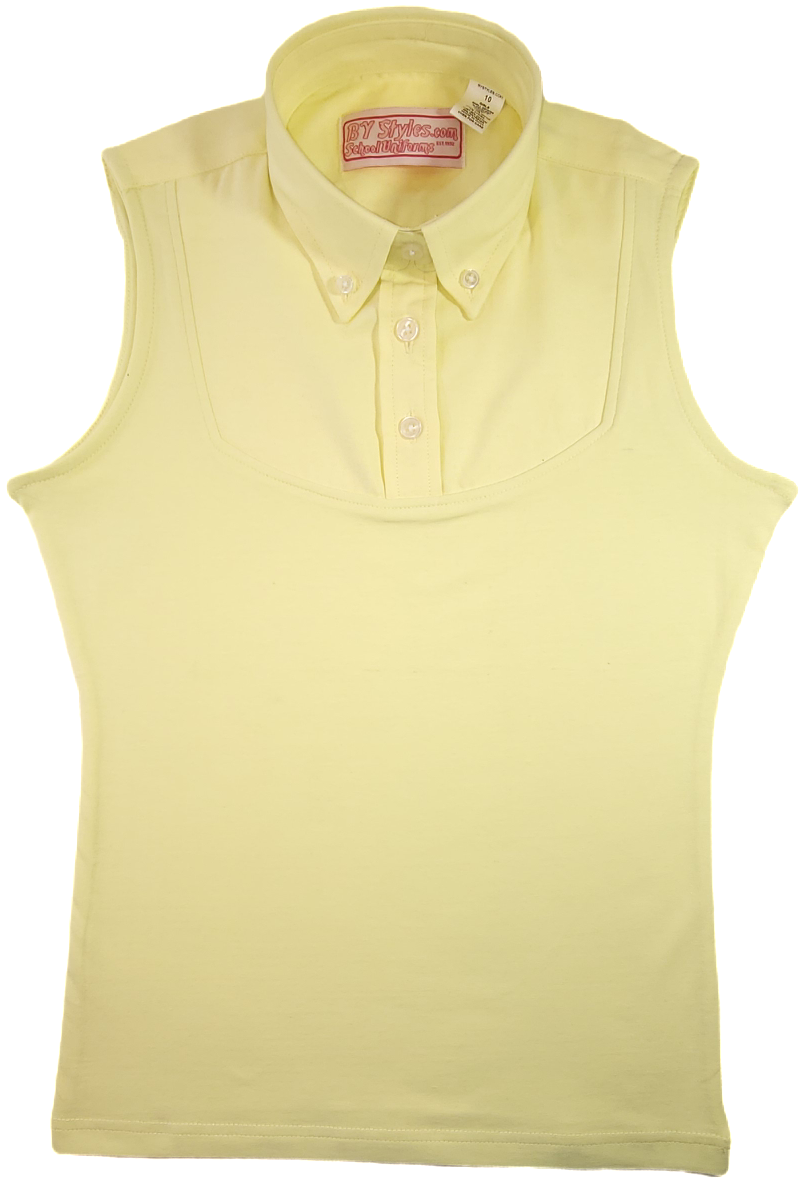 Sleeveless Yellow Shell Dickie - By Style