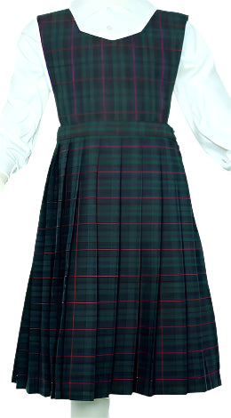 Elastic Knife Pleated Skirt With V-Neck Top Jumper J8-254 - By Style