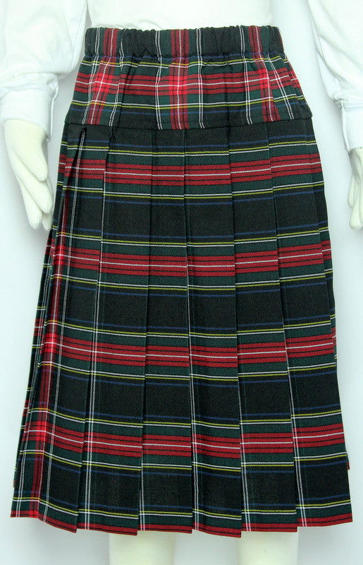 Elementary Plaid #140 Yoke Pleated Skirt - By Style