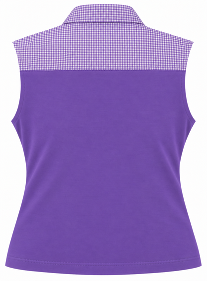 NEW!! – LIMITED QUANTITY-TAG JH Purple and White Gingham Shell Dickies with TAG JH Logo