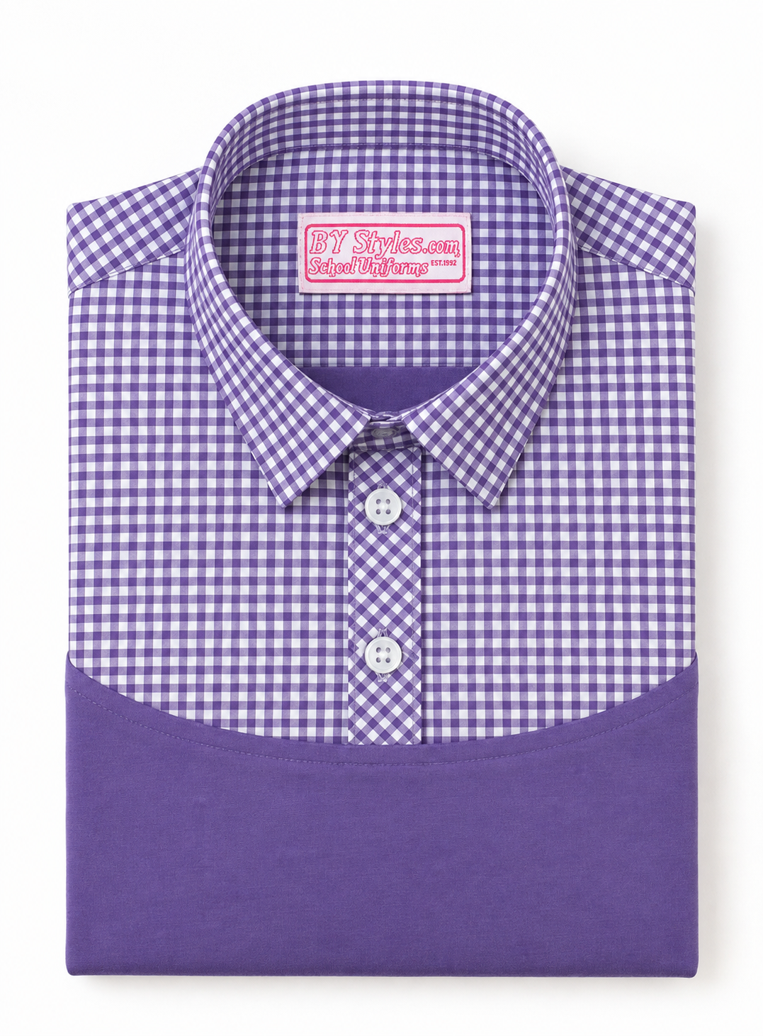 NEW!! – LIMITED QUANTITY-TAG JH Purple and White Gingham Shell Dickies with TAG JH Logo