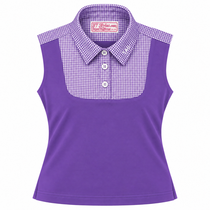 NEW!! – LIMITED QUANTITY-TAG JH Purple and White Gingham Shell Dickies with TAG JH Logo