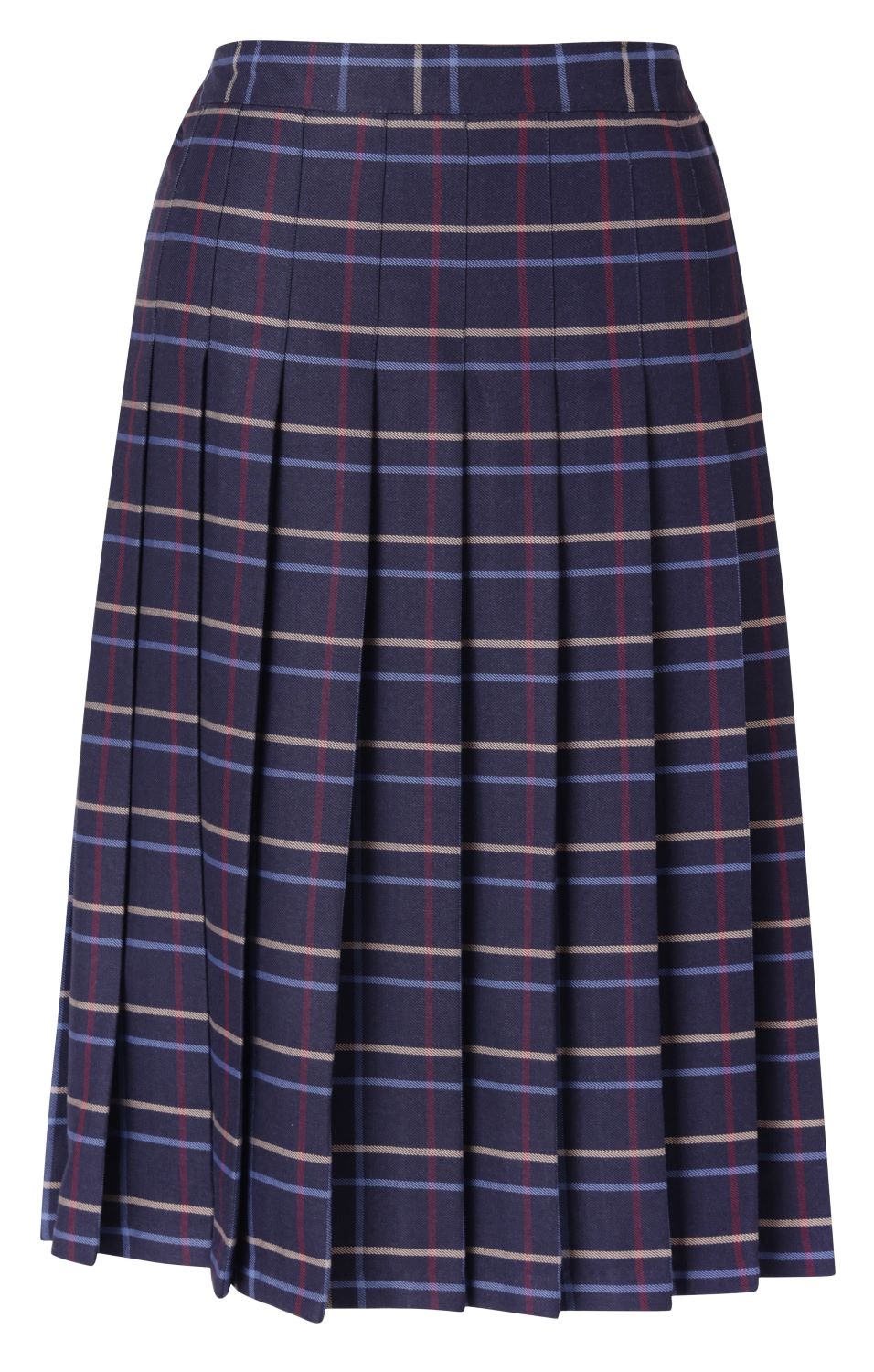 Kids Knife Pleated Skirt With ELASTIC in The Back Kids Sizes Regular/Long Length Plaid #559 - By Style