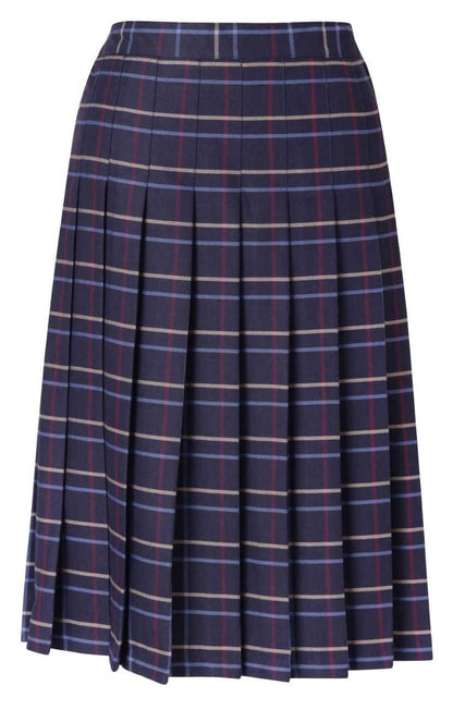 Kids Knife Pleated Skirt With ELASTIC in The Back Kids Sizes Regular/Long Length Plaid #559 - By Style