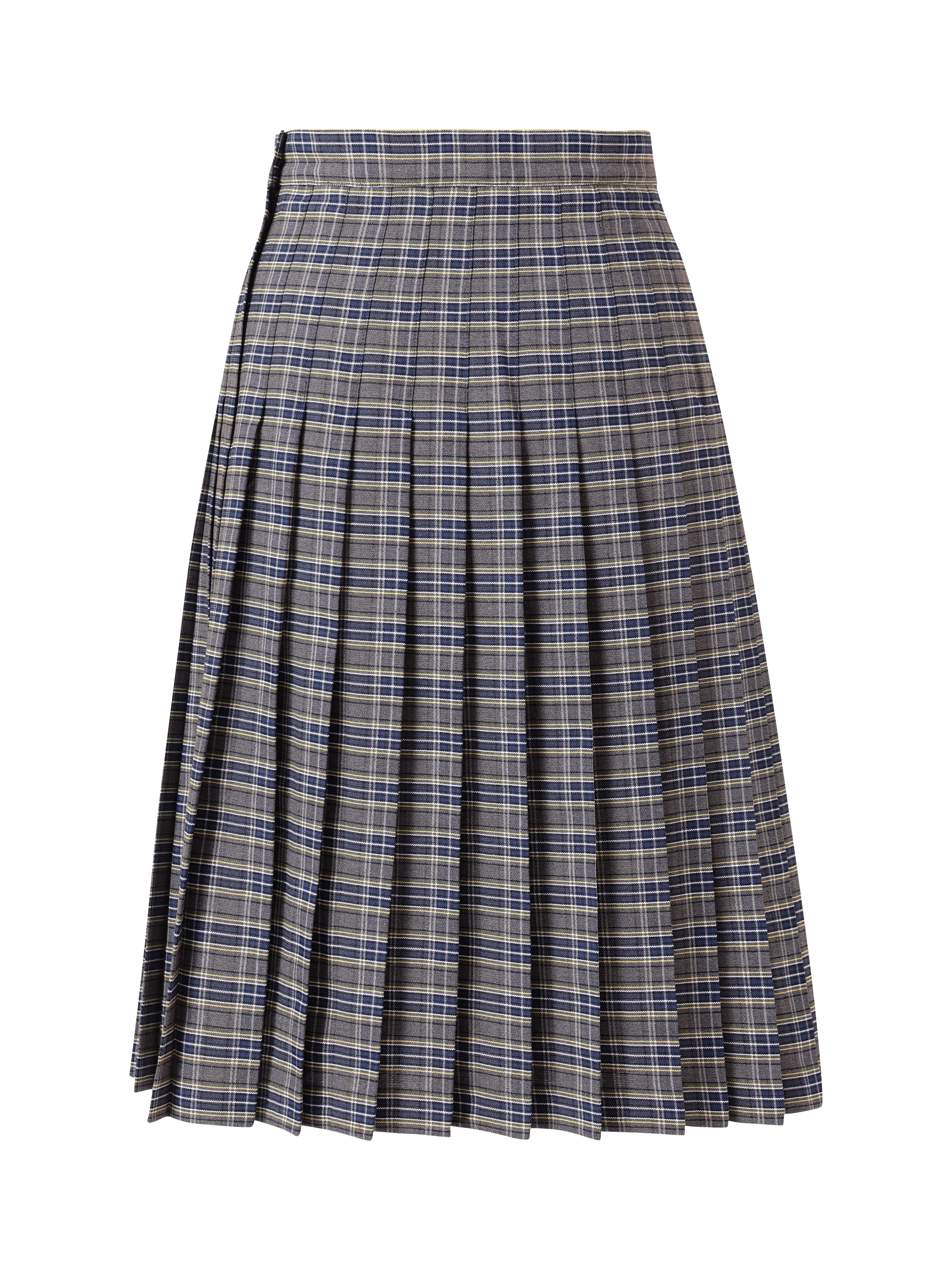 Grey plaid skirt juniors hotsell