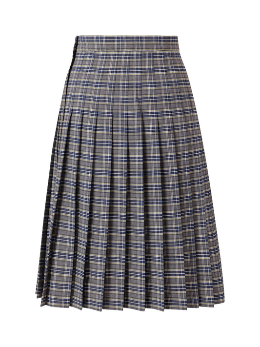 Kids Knife Pleated Skirt With ELASTIC in The Back Kids Sizes Regular/Long Length Plaid #933 - By Style