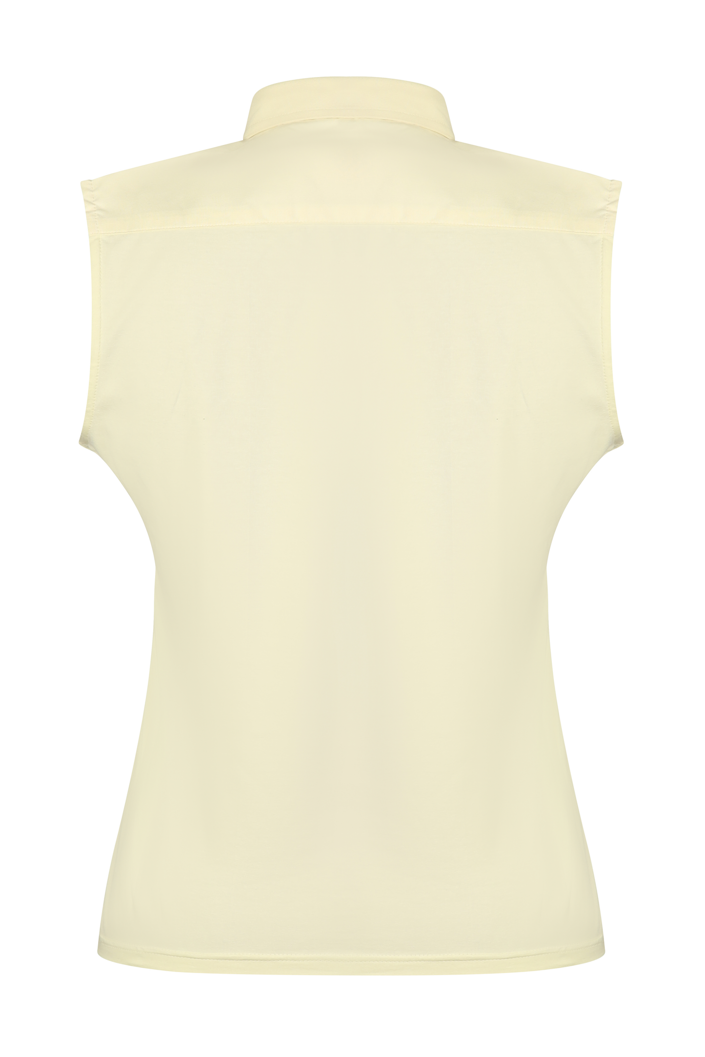 Yellow Sleeveless Shell Dickie