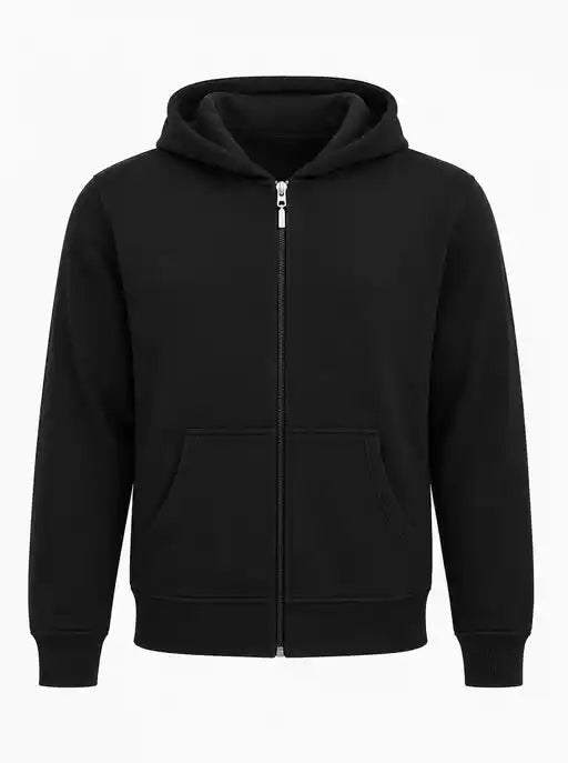 BYAM High High School Black Cotton Hooded Sweatshirt