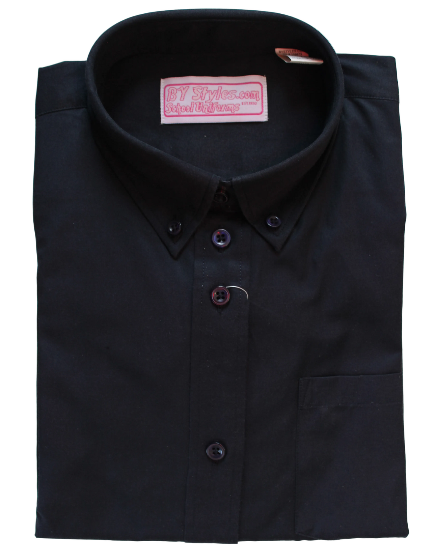 School Uniform Navy Modesty Shirt -Round Hem
