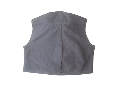 Dickie Sleeveless Navy and White Gingham