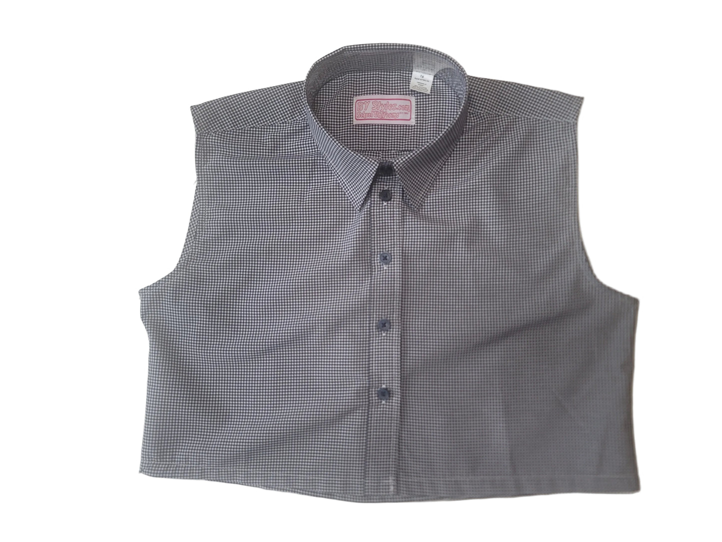 Dickie Sleeveless Navy and White Gingham