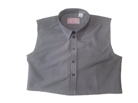 Dickie Sleeveless Navy and White Gingham