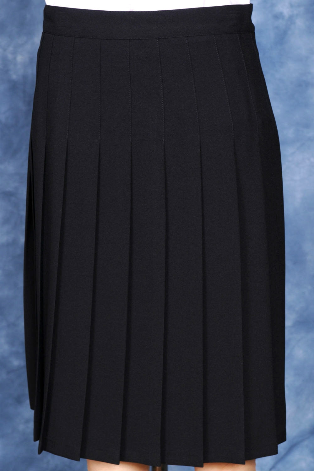 Junior High High School Navy Knife Pleated Skirt - By Style