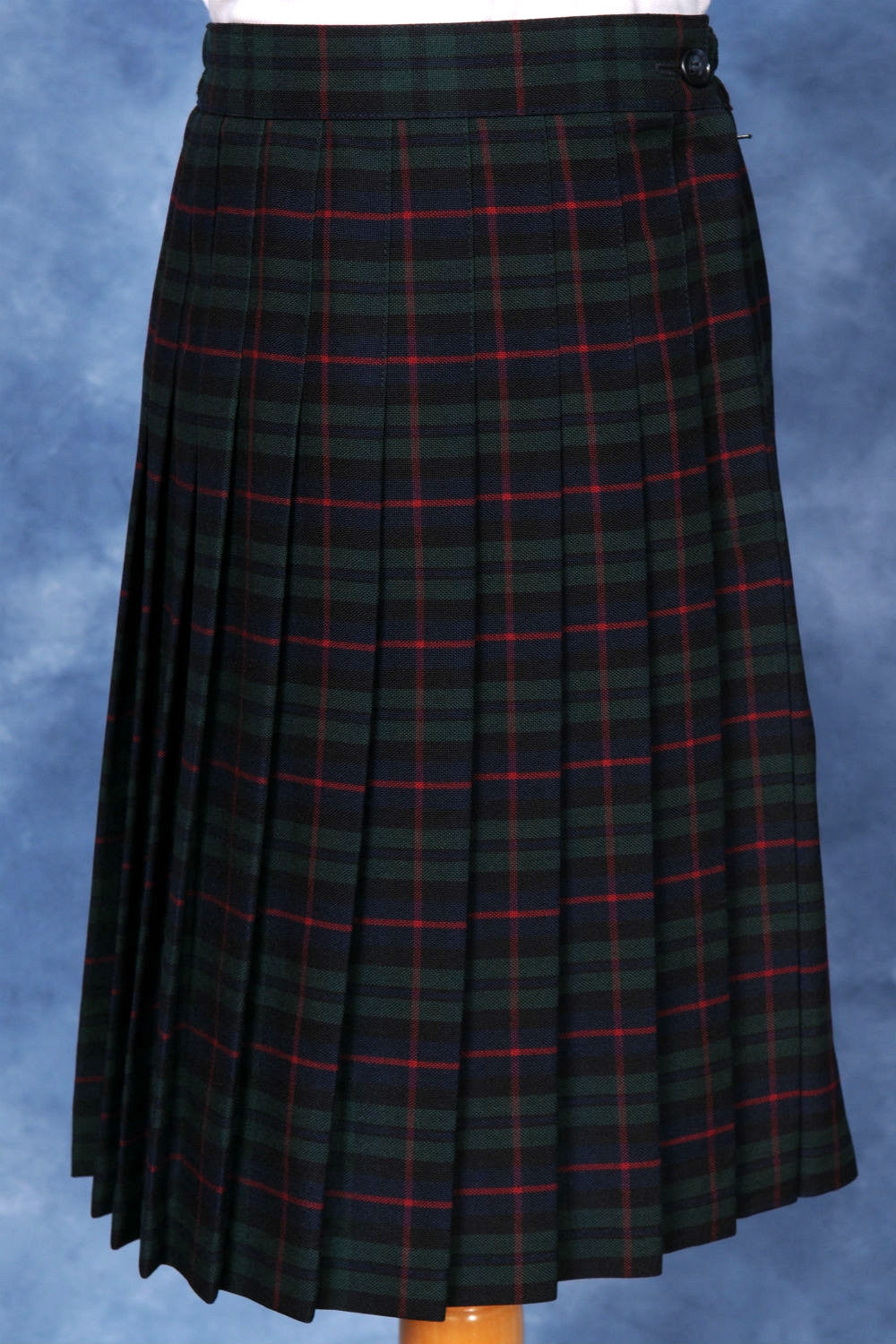 Kids Knife Pleated Skirt Plaid #254 - By Style