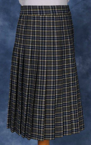 Elementary Plaid #933 Knife Pleated Skirt