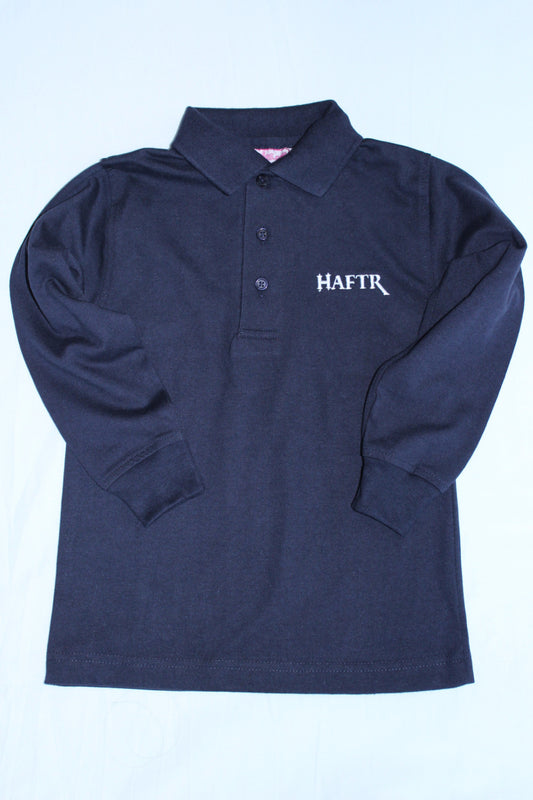 Haftr Navy Jersey Polo Shirts Long Sleeve - By Style