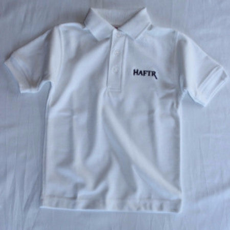 Haftr White Pique Polo Shirts Short Sleeve