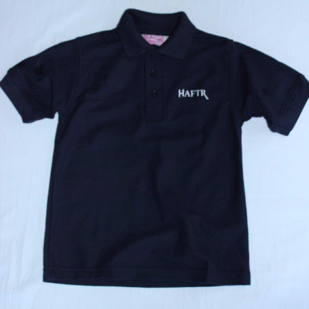 Haftr Navy Jersey Polo Shirts Short Sleeve