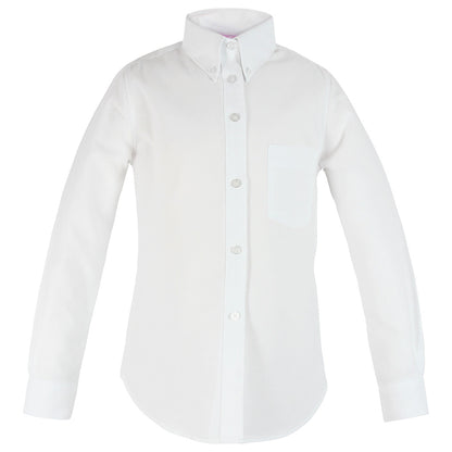 White Oxford Blouse-Round Hem Rosh Chodesh - By Style